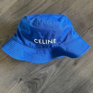 Cobalt blue Celine bucket hat